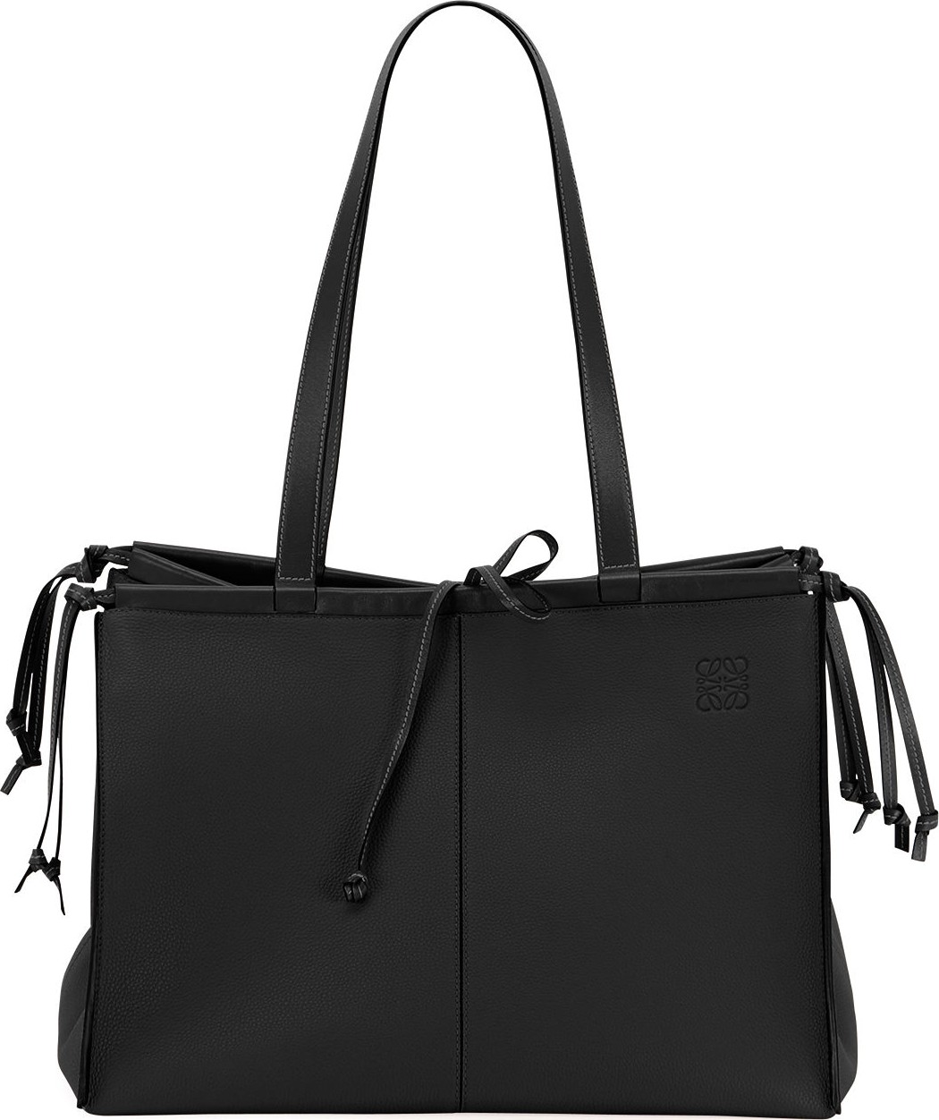 LOEWE Cushion Soft Grained Calf Leather Tote Bag