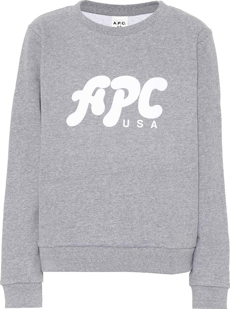 A.P.C. Printed cotton-blend sweatshirt