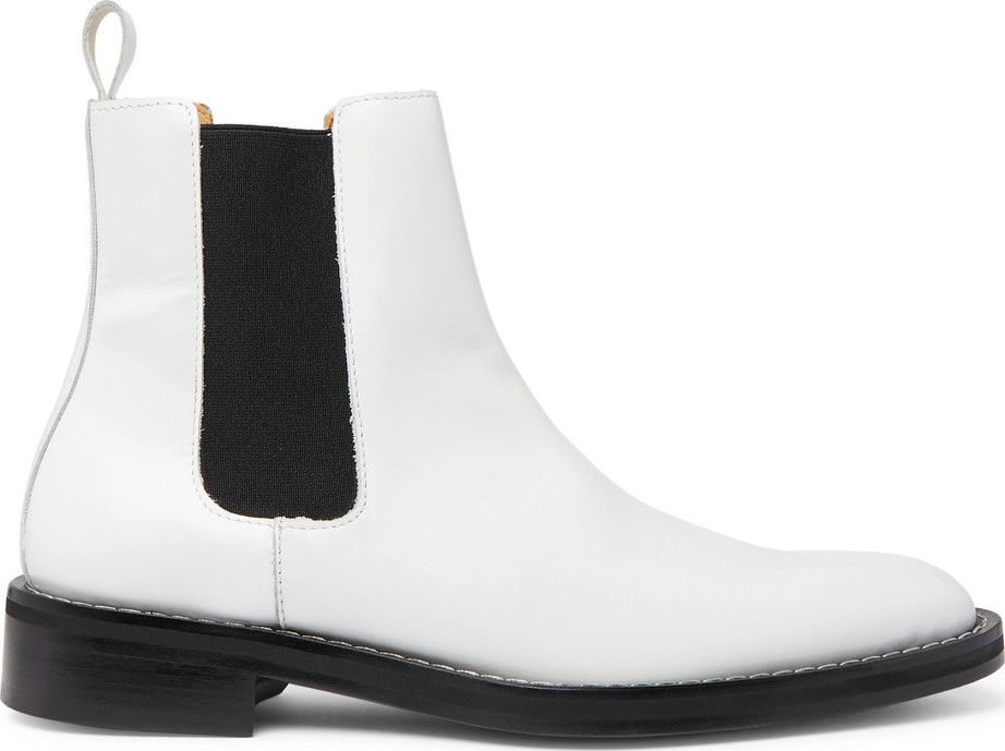 AMI Leather Chelsea Boots
