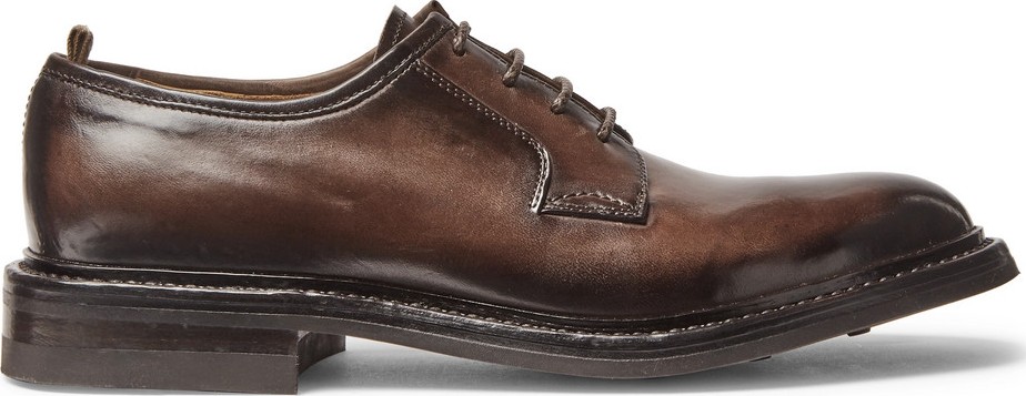 Officine Creative Leeds Polished-Leather Derby Shoes