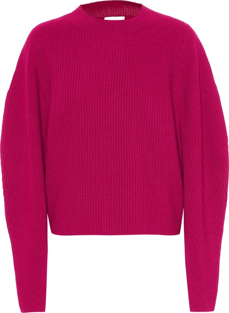 Chloe Ribbed wool and cashmere sweater