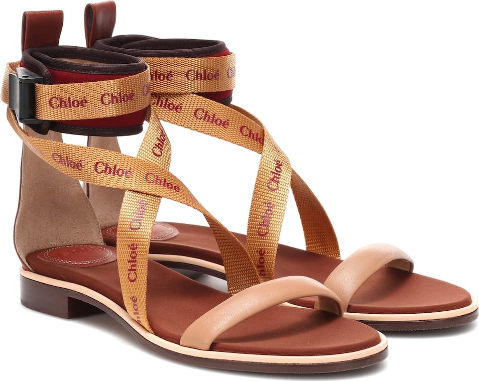 Chloe Veronica leather sandals