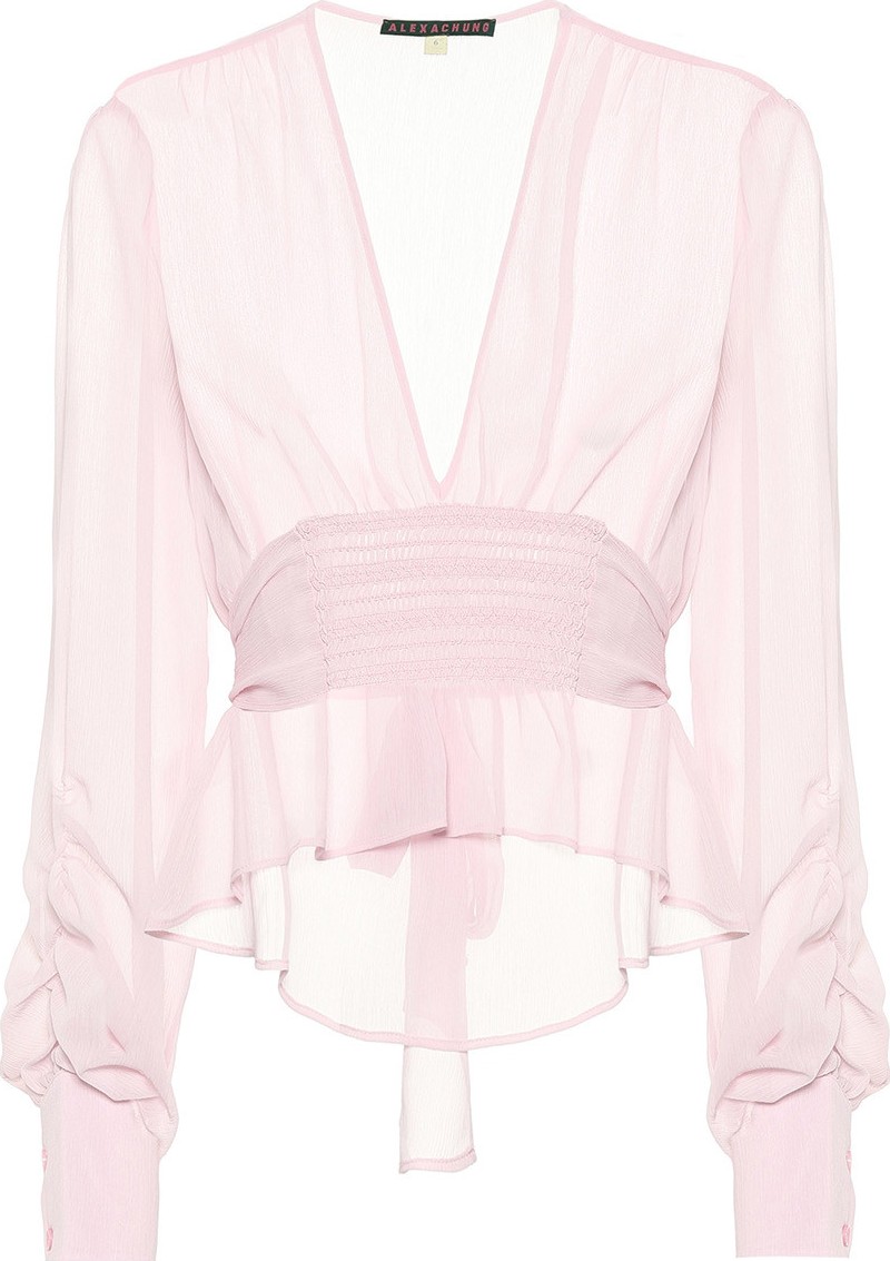 Alexachung sheer evening smock top