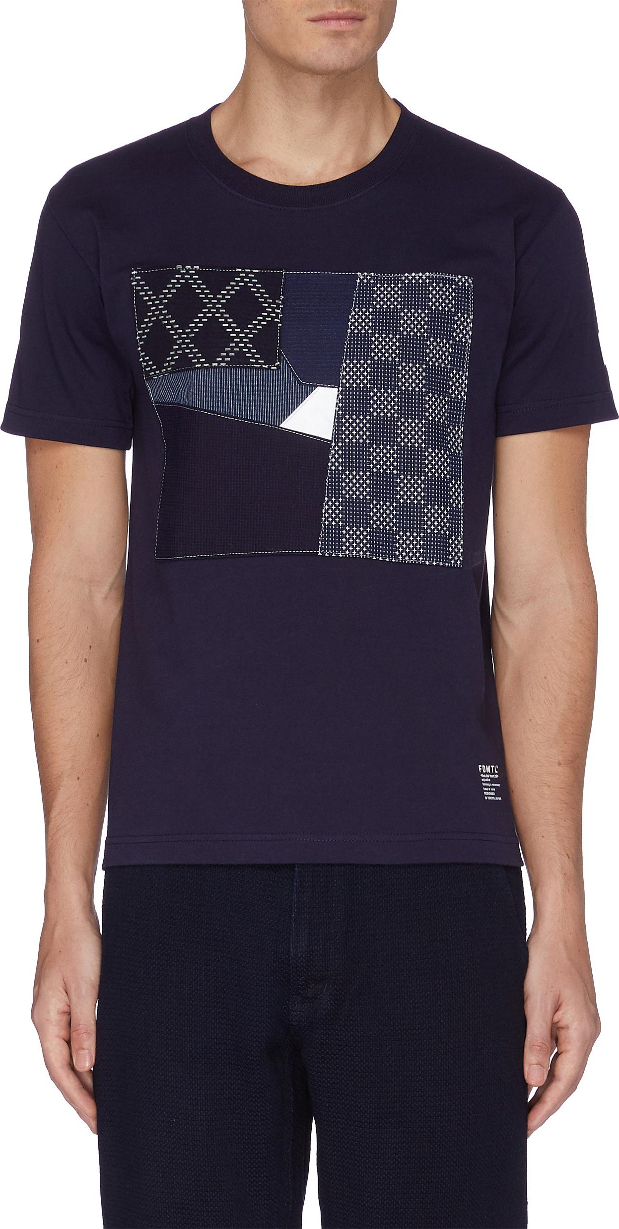 FDMTL Boro square patchwork T-shirt