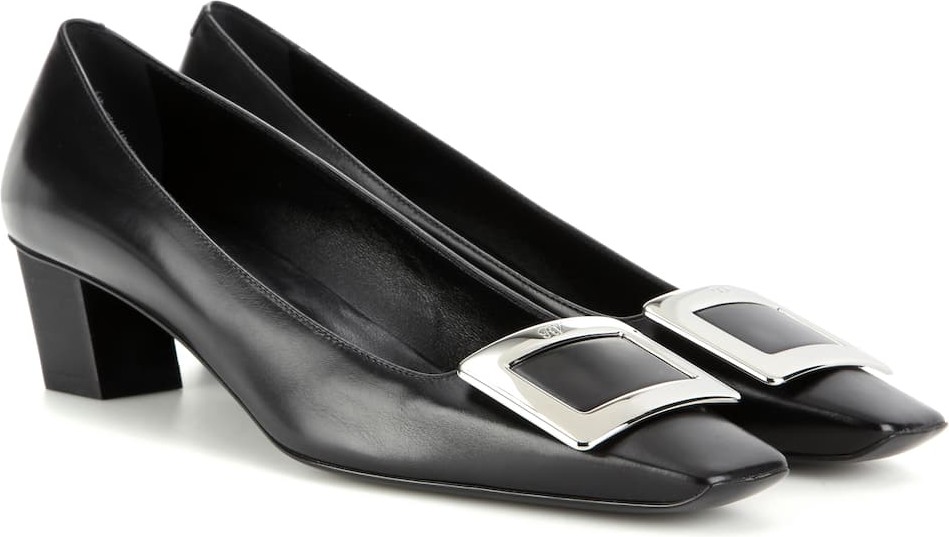 Roger Vivier Belle Vivier leather pumps