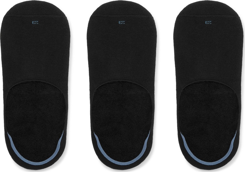 Ermenegildo Zegna Three-Pack Stretch Cotton-Blend No-Show Socks