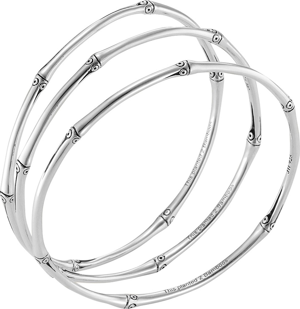 John Hardy Bamboo Bangles, Set of Three