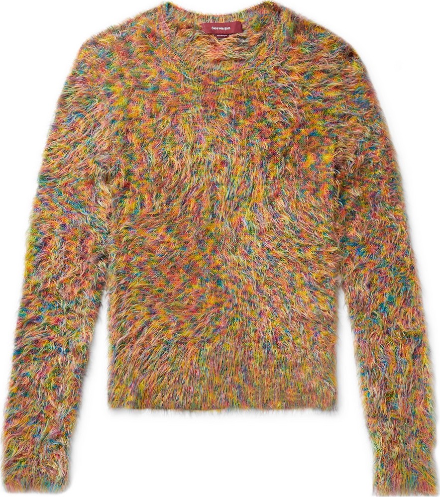 Sies Marjan Roman Slim-Fit Textured Stretch-Knit Sweater