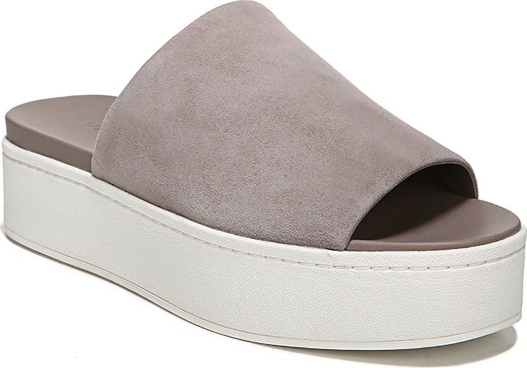 Vince Walford Flatform Suede Slide Sandal