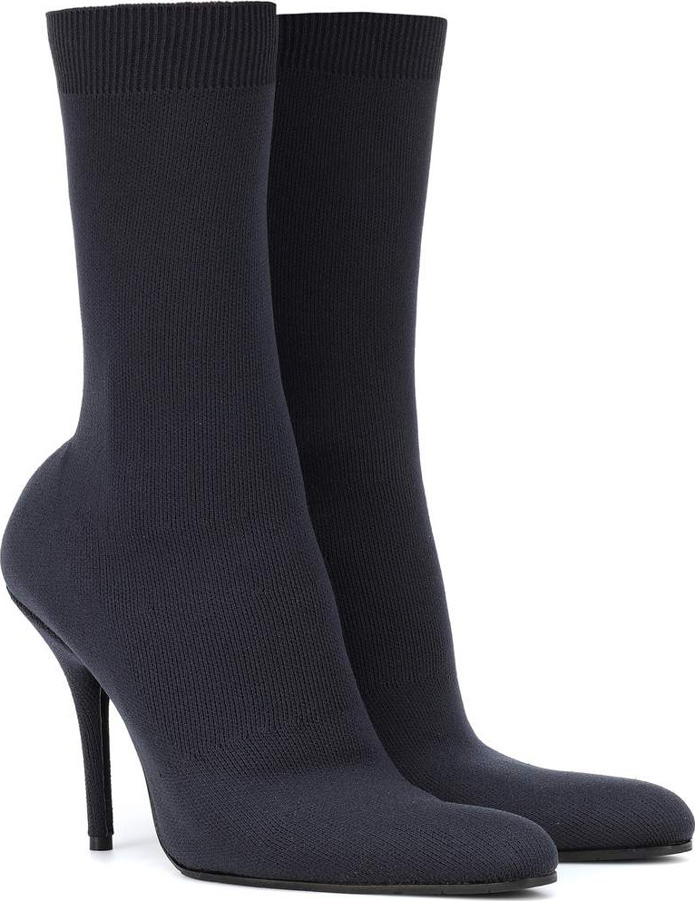 Balenciaga Stretch-jersey ankle boots