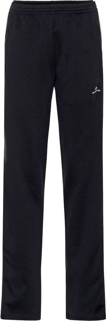 Balenciaga Cotton-blend jersey trackpants