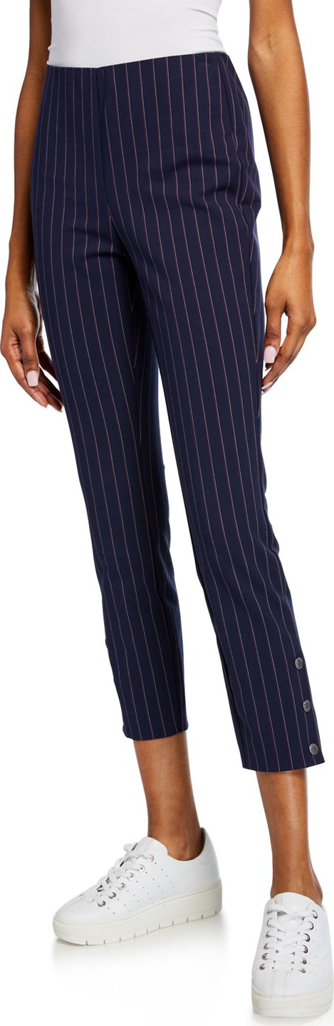 Rag & Bone Simone Cropped Side-Snap Pants