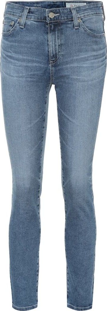 AG Jeans The Mari high-rise straight jeans
