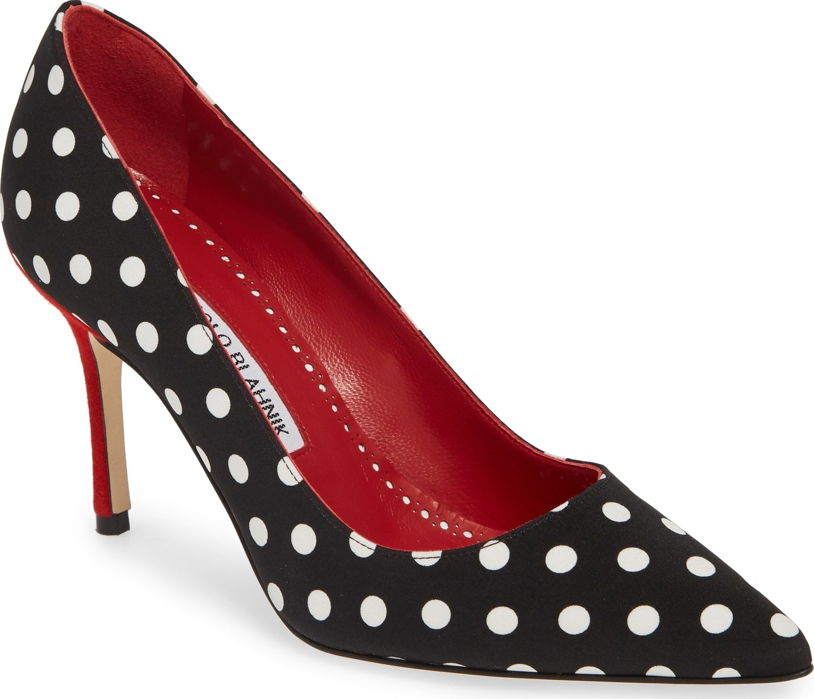 Manolo Blahnik BB Polka Dot Pump