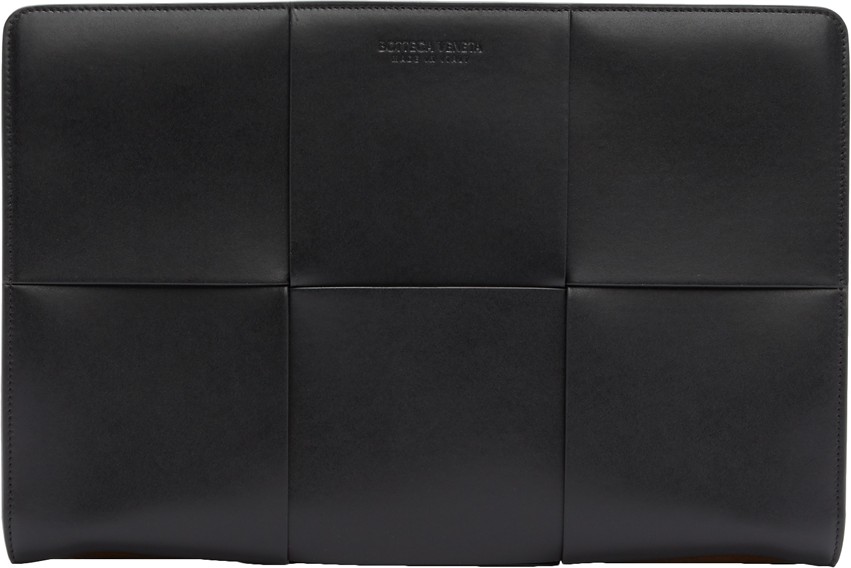 Bottega Veneta Black Urban Document Case