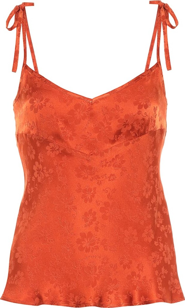 Alexachung Satin jacquard camisole
