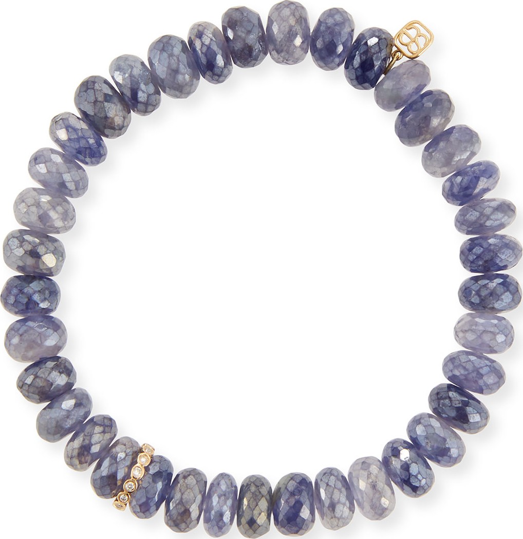Sydney Evan 14k Diamond & Iolite Bracelet