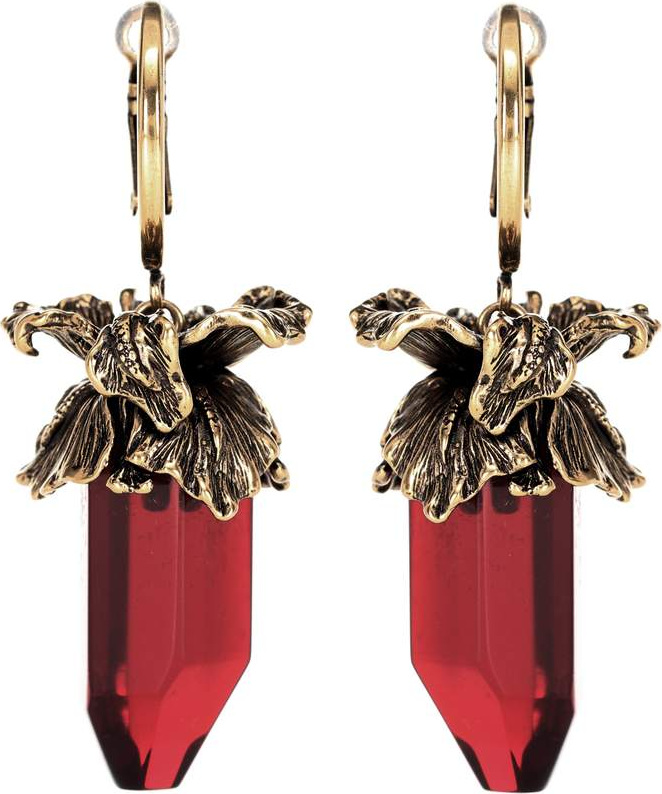 Alexander McQueen Iris pendant earrings