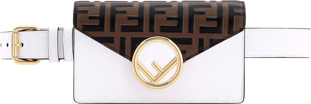 Fendi FF Embossed Calf Liberty Belt Bag/Fanny Pack