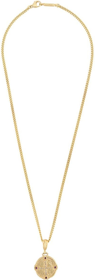 Roman Paul Engraved pendant necklace