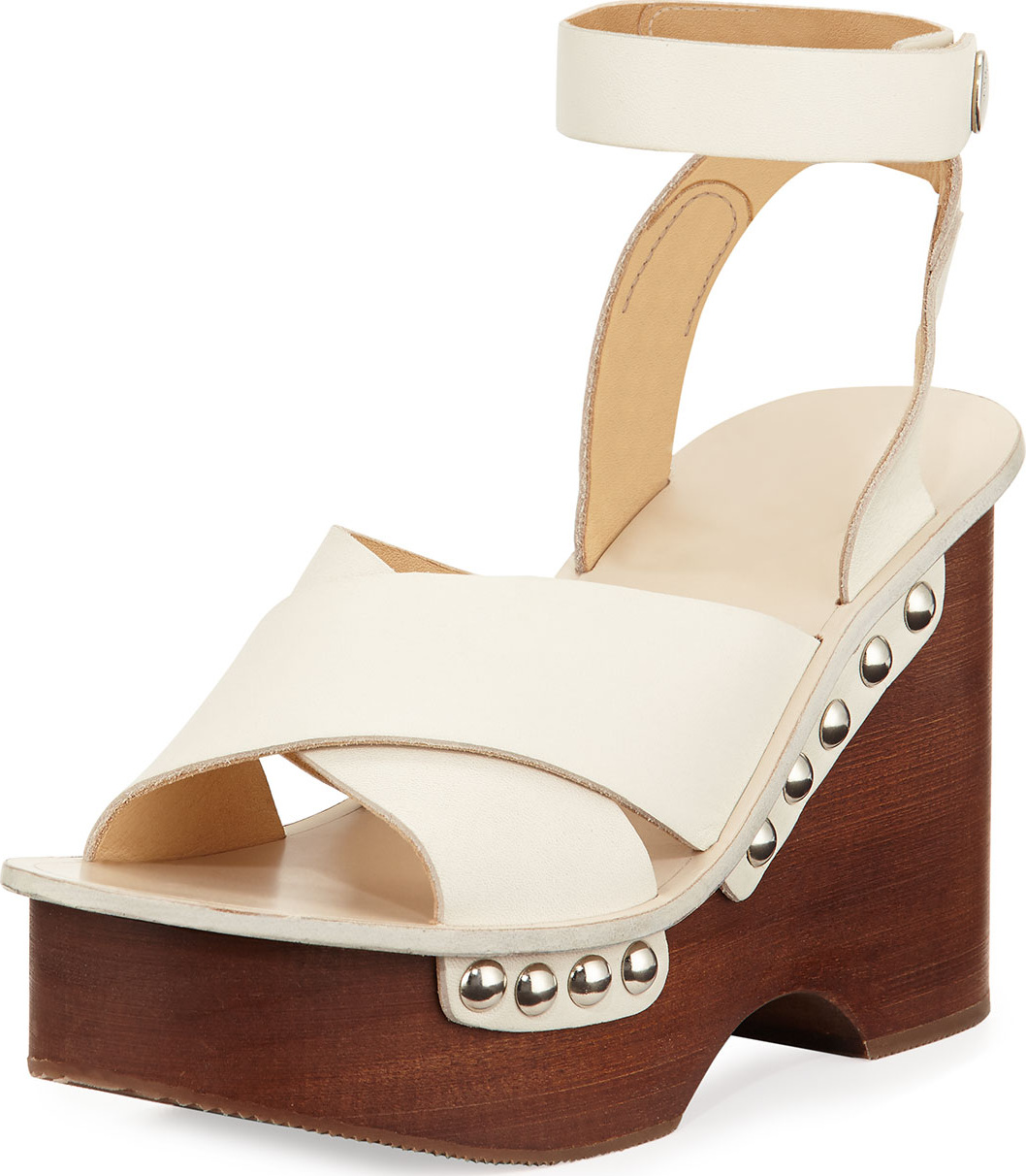 Rag & Bone Hester Leather Wedge Sandal