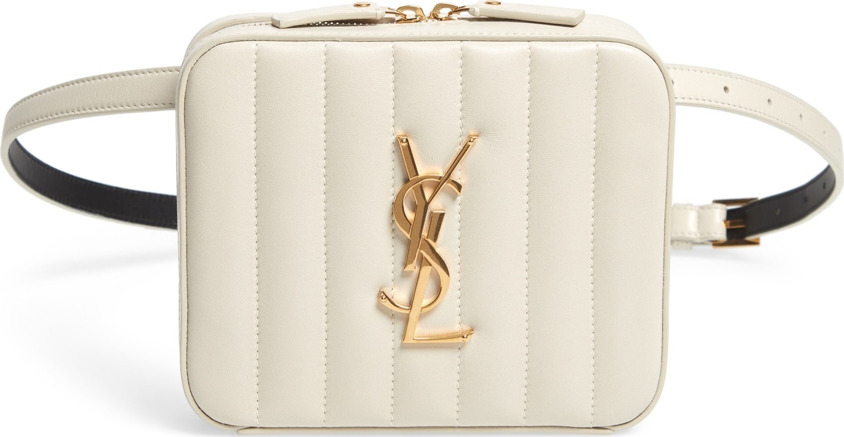 Saint Laurent Vicky Lambskin Leather Belt Bag