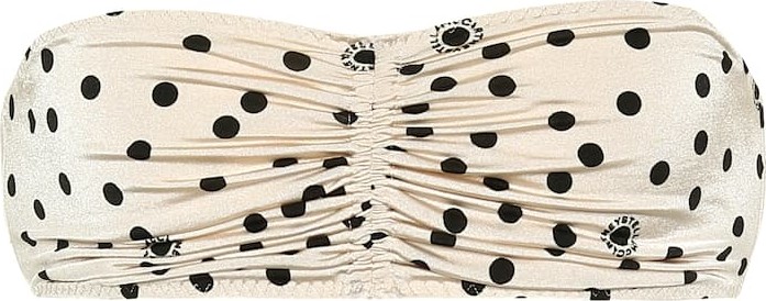 Stella McCartney Polka-dot bandeau bikini top