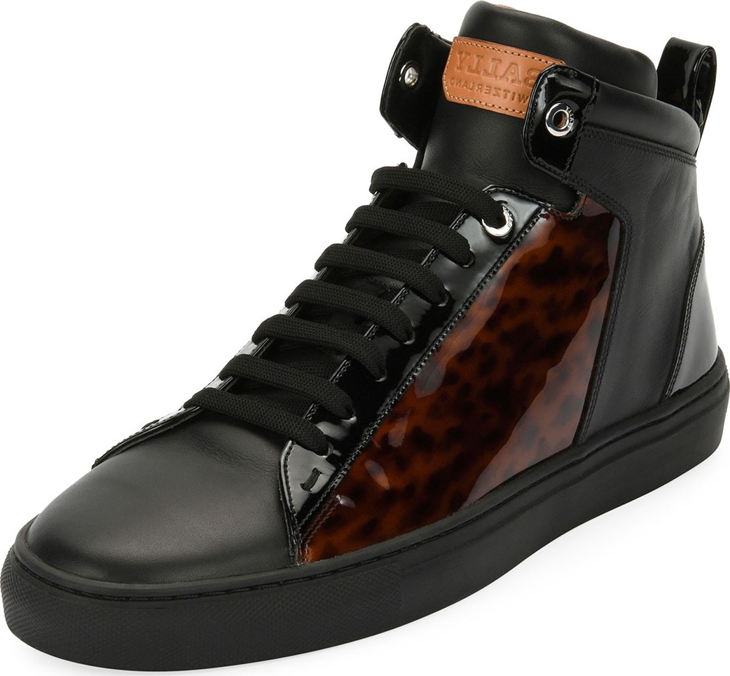 Bally Men's Hedo Turtle High-Top Sneakers