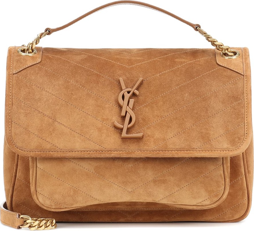 Saint Laurent Niki Medium suede shoulder bag