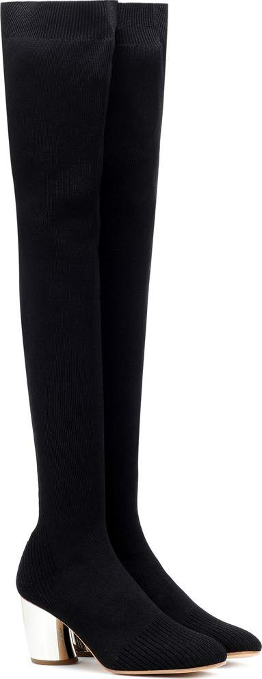 Proenza Schouler Stretch-knit over-the-knee boots