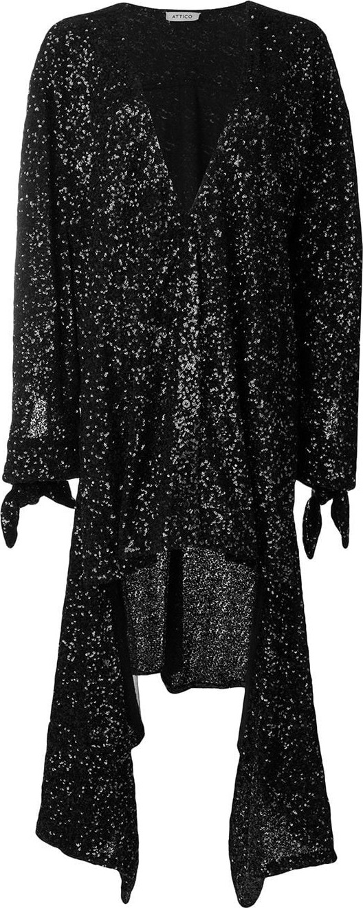 Attico sequined asymmetric dress
