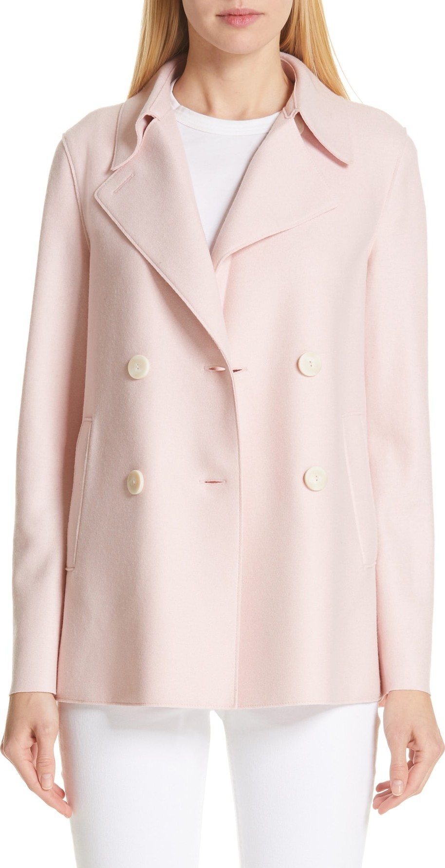 Harris Wharf London Light Peacoat