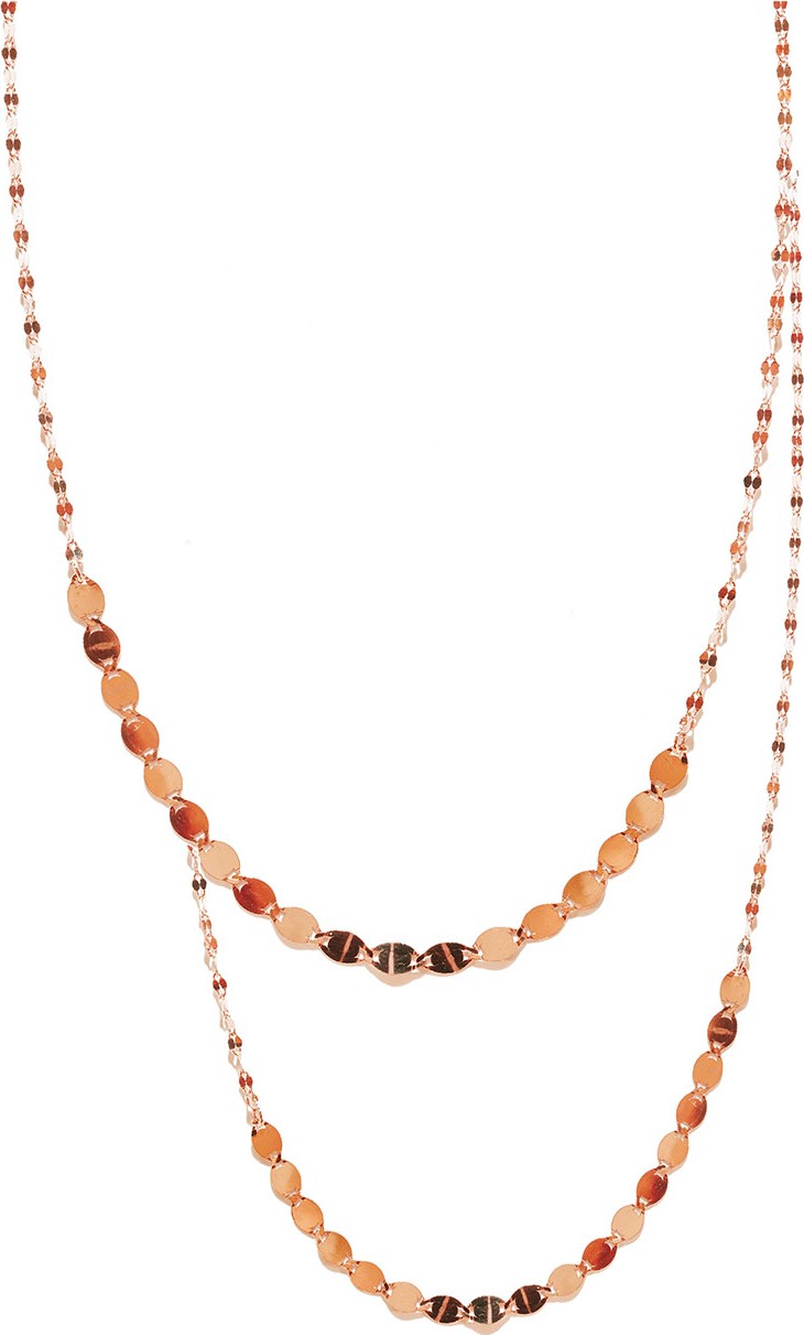 Lana 14K Nude Duo Layering Necklace Lana 14K Nude Duo Layering Necklace