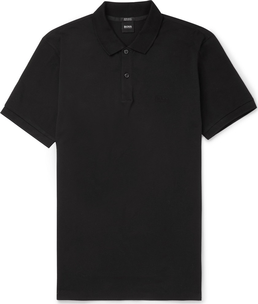 HUGO BOSS Pallas Cotton-Piqué Polo Shirt