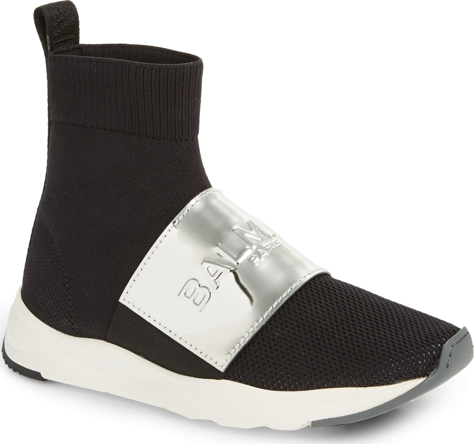 Balmain Cameron Knit Sneaker Boot