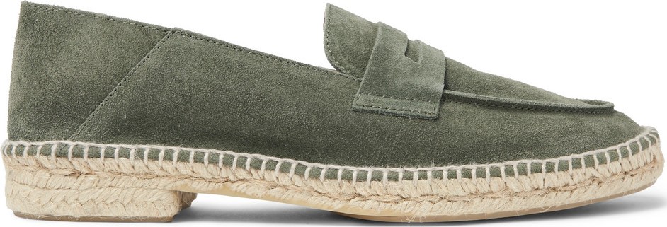 Castaner Nacho Collapsible-Heel Suede Loafer Espadrilles