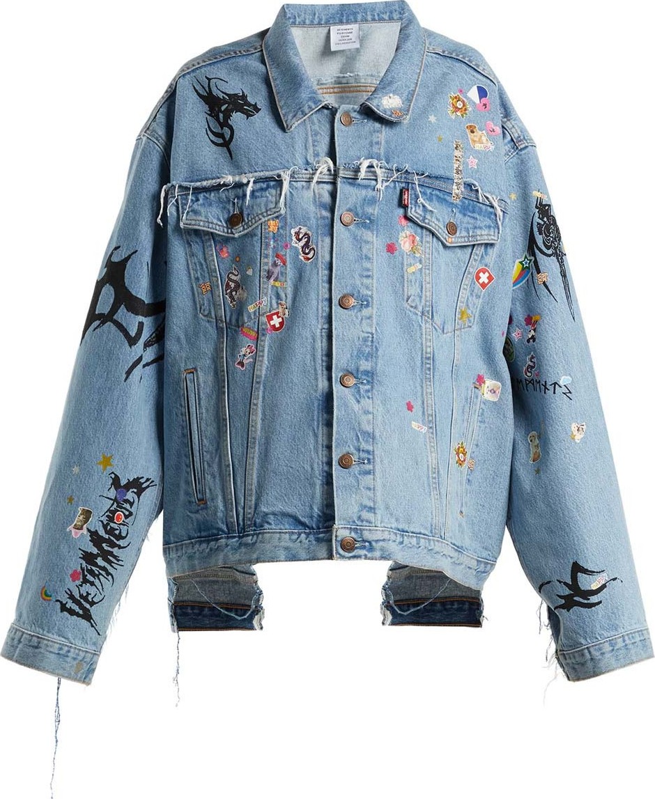 Vetements Vetements x Levi's Tribal oversized denim jacket
