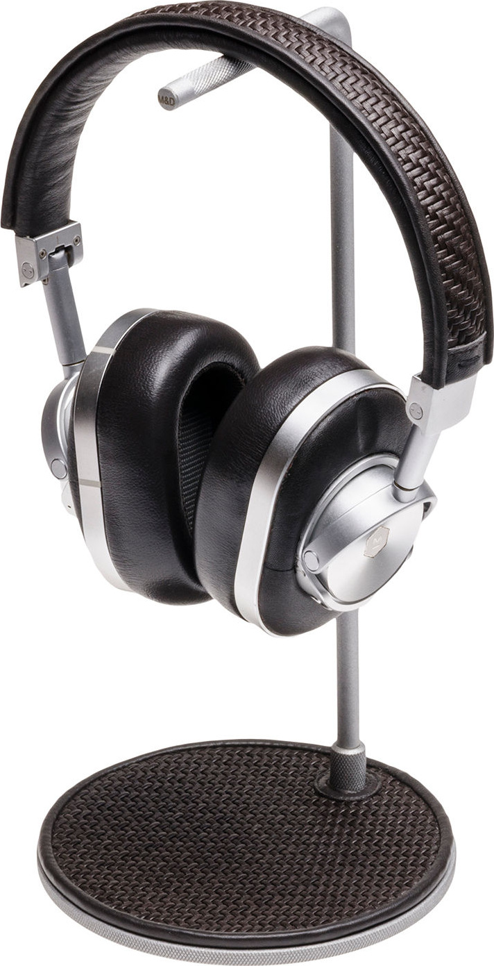 Ermenegildo Zegna MW 60 Pelle Tessuta Aluminum Wireless Headphones and Stand