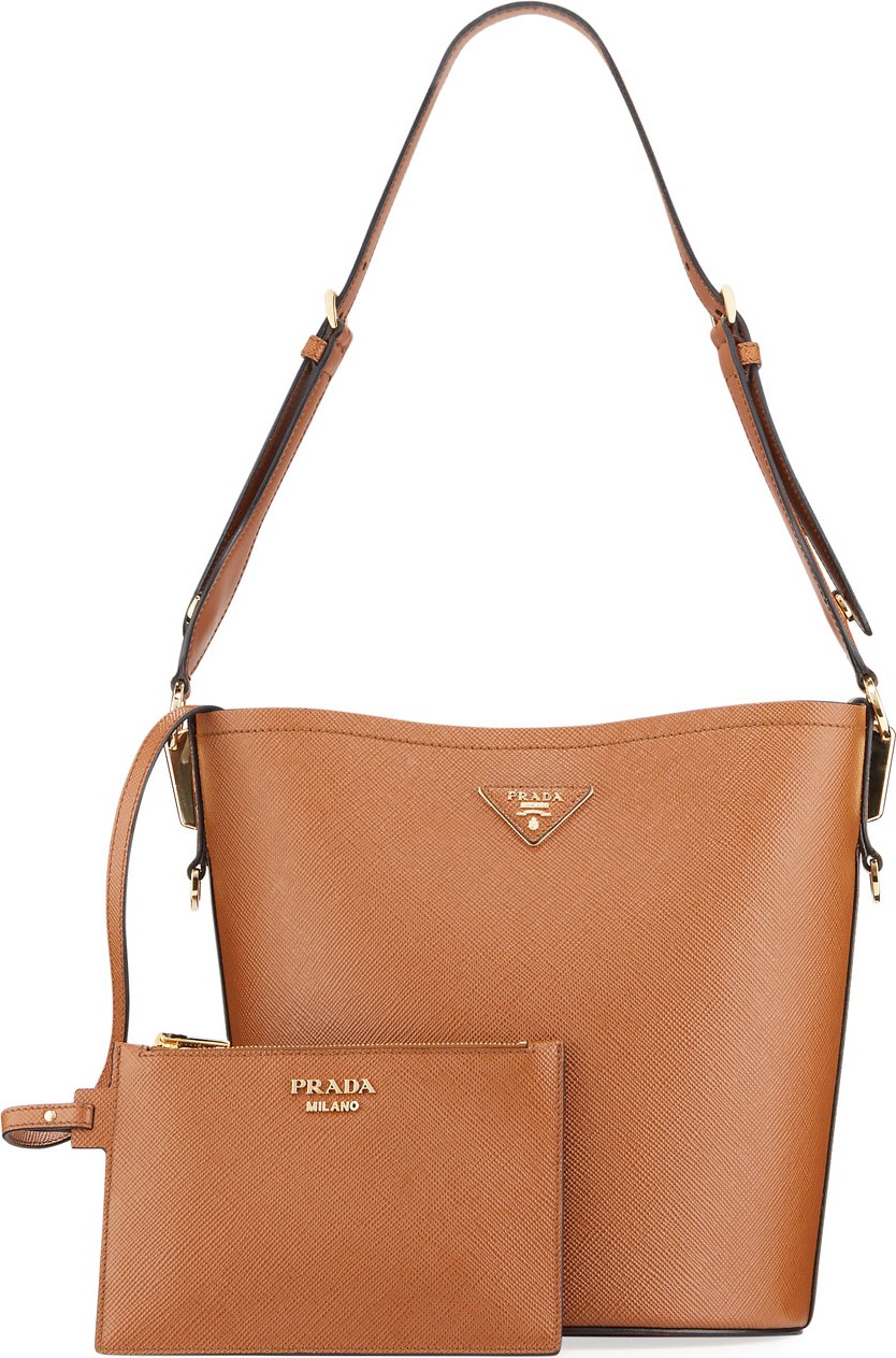 Prada Saffiano Bucket Bag