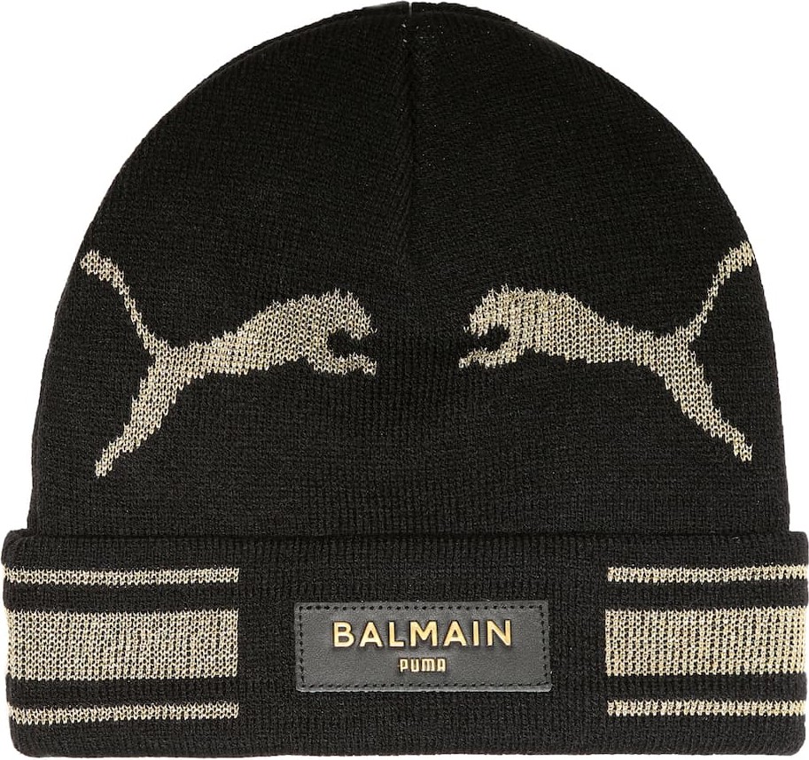 PUMA x Balmain intarsia beanie