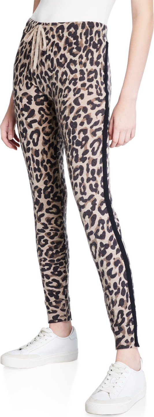 SUNDRY Leopard Cozy Sweatpants