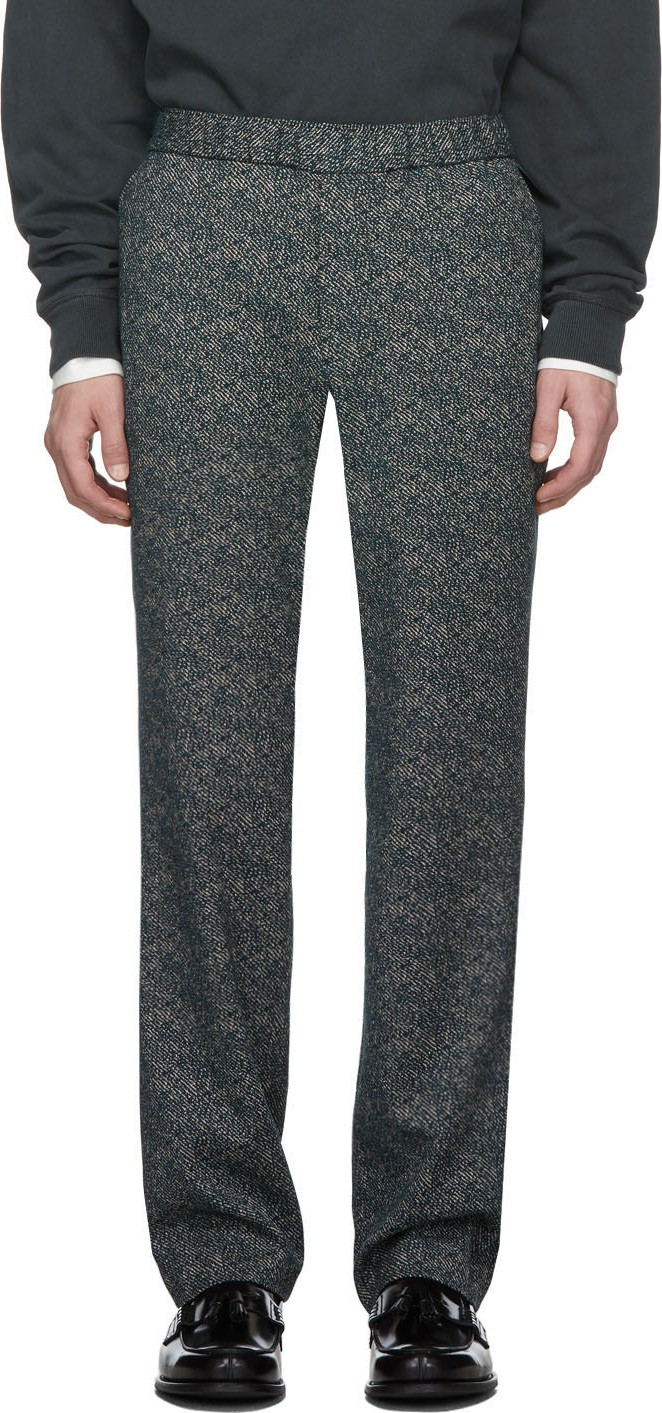 Schnayderman's Green Jacquard Trousers