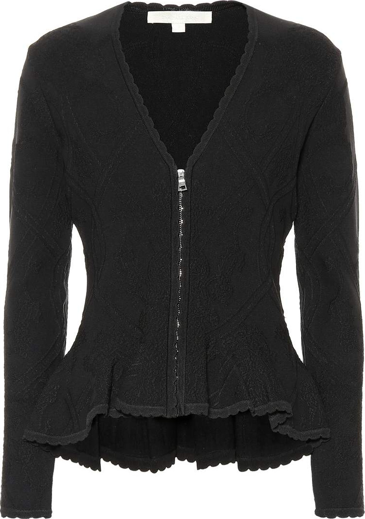 Jonathan Simkhai Stretch-knit peplum jacket