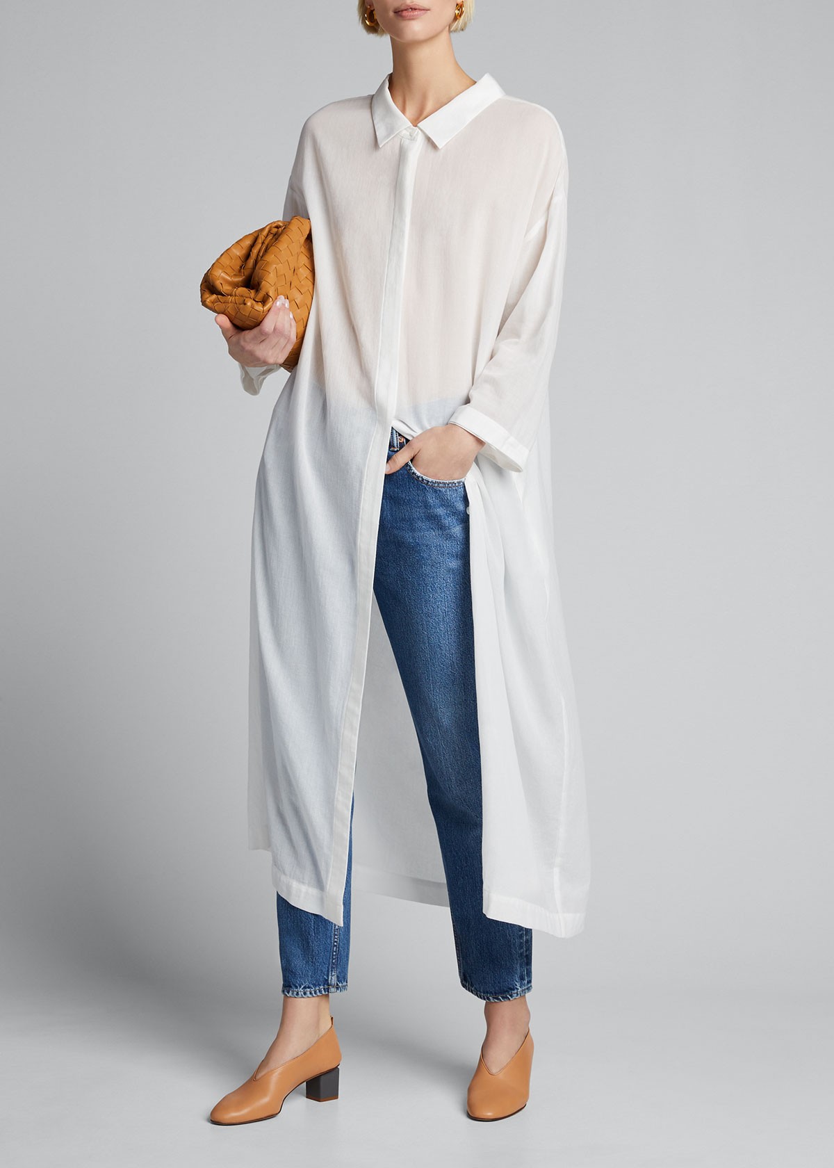 Moussy Vintage Cotton Chiffon Shirt Dress