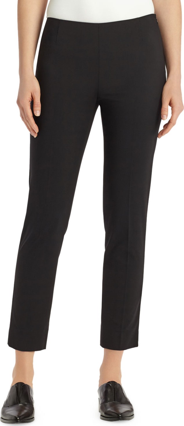Lafayette 148 New York Fundamental Bi-Stretch Stanton Cropped Pants