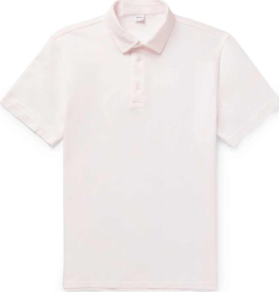 Aspesi Cotton-Piqué Polo Shirt