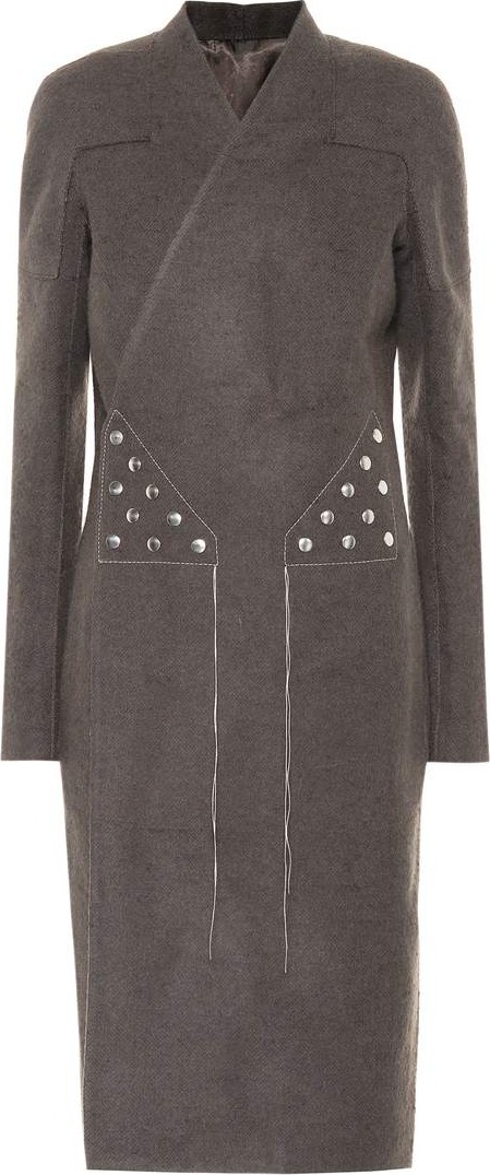 Rick Owens Camel hair and linen coat