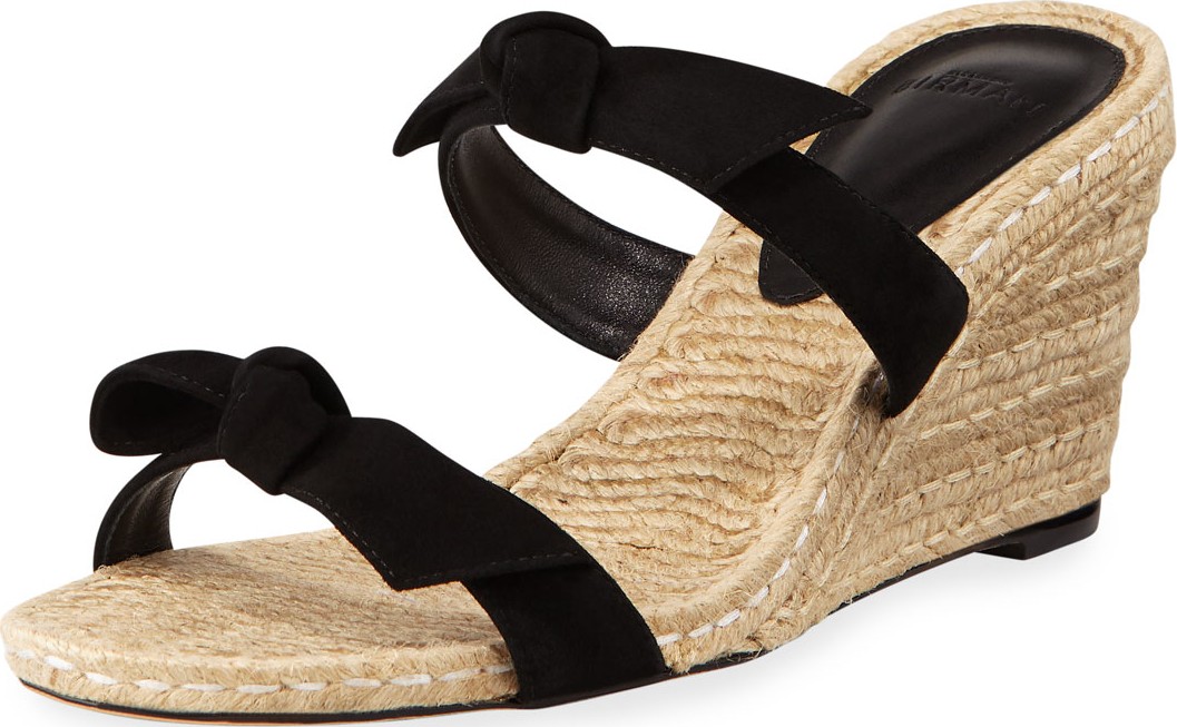 Alexandre Birman Clarita Braided Wedge Espadrilles