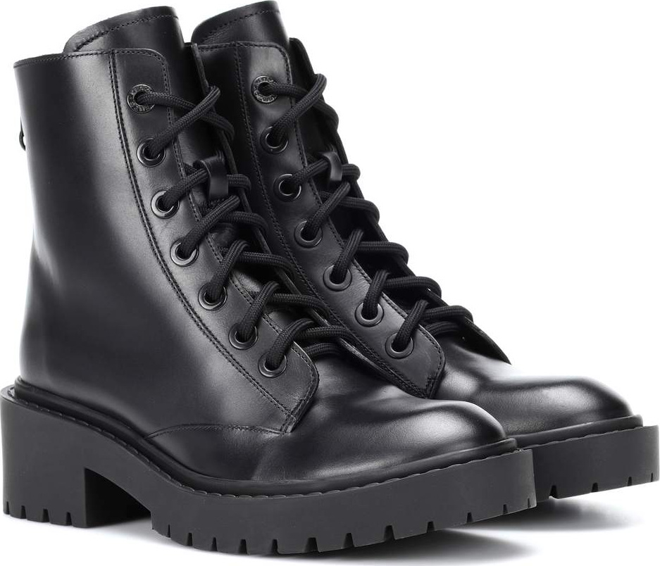 KENZO Leather ankle boots