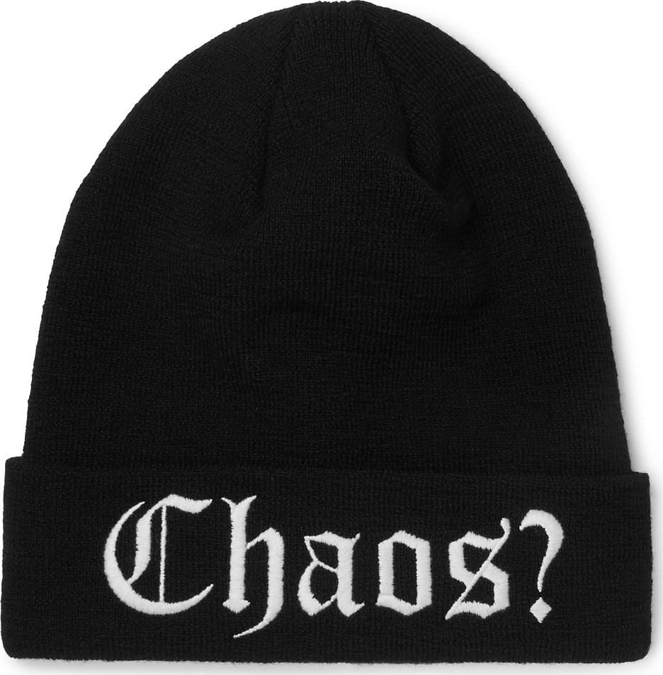 Palm Angels Embroidered Wool Beanie